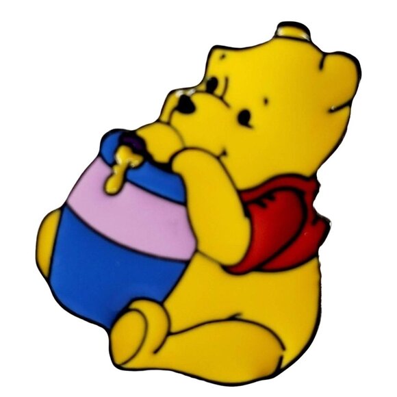 Winnie Pooh Lapel Pin Bear Honey Pot Enamel Brooch Badge Accessories Gift Pin - Picture 1 of 7